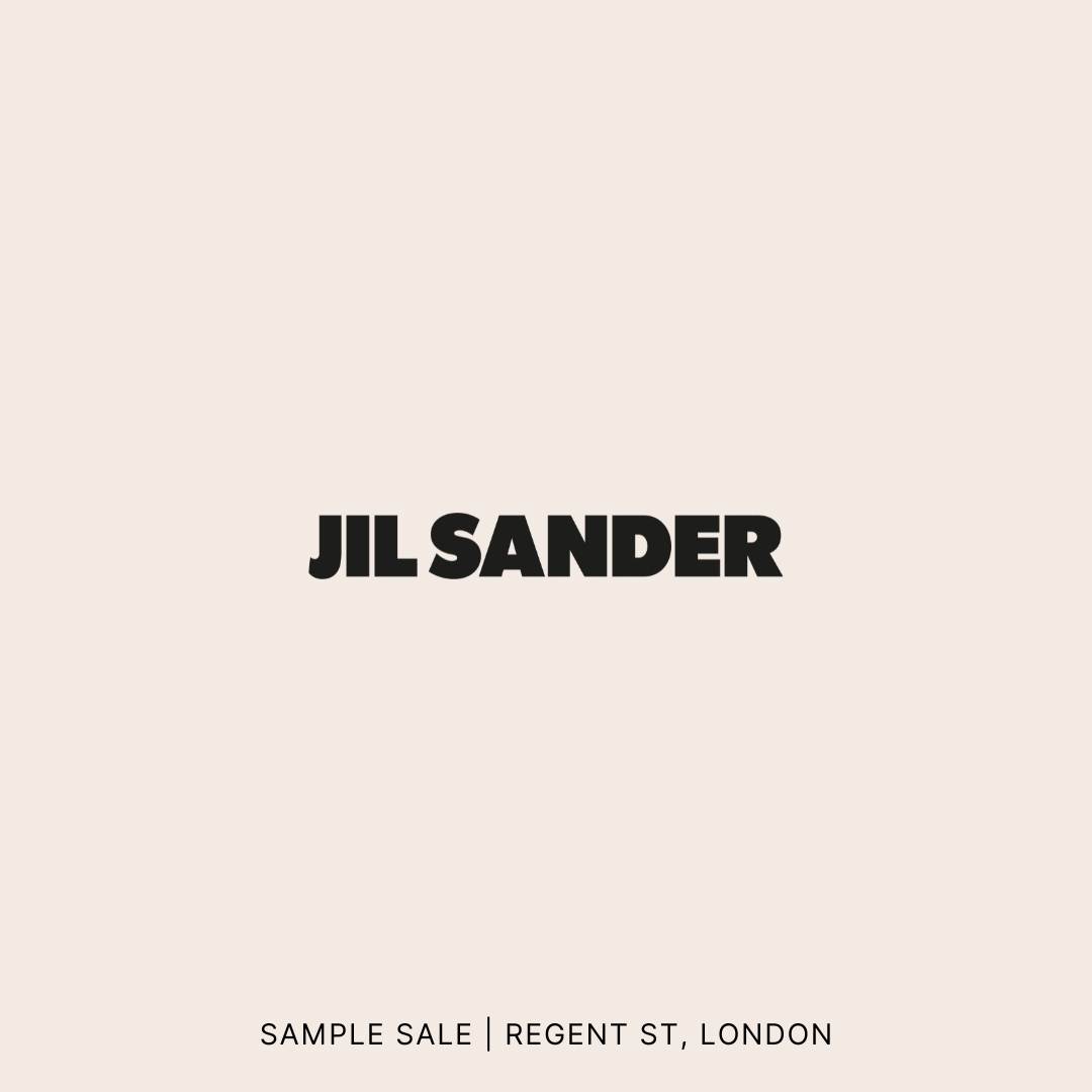 Book your ticket via the link in our bio | Enjoy up to 80% off on luxury womenswear, menswear, footwear and accessories from Jil Sander at our Regent Street store.⁠
⁠
Jil Sander is a German fashion brand known for its minimalist, modern designs and focus on clean lines and understated elegance. Founded in 1968, it became synonymous with high-quality tailoring, sophisticated simplicity, and neutral colour palettes. The brand continues to shape luxury fashion with its refined, timeless pieces.⁠